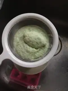 Make Milk and green vegetable juice step 3