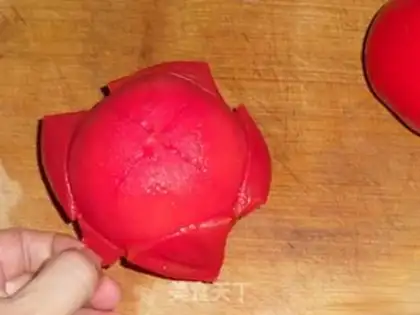 Make Cinnamon ice cream tomato step 2