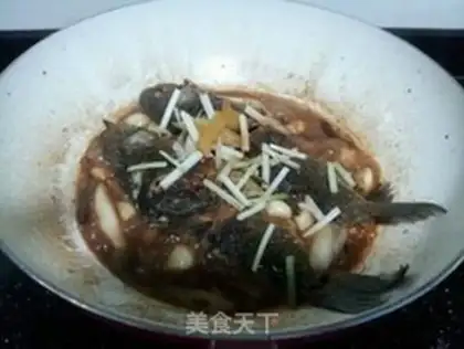 Make Garlic fried the fish step 12