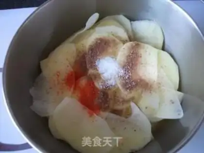 Make Microwave chips step 3