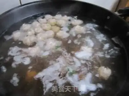 Make Spinach meatball soup step 4