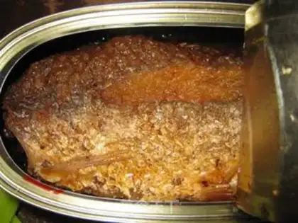 Make The beanfish fried the bitter melon step 2