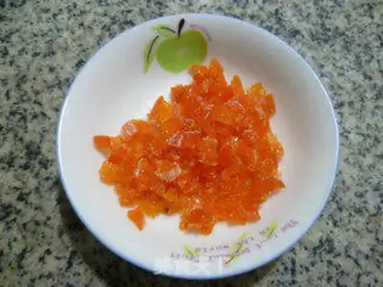 Make Orange yogurt step 1