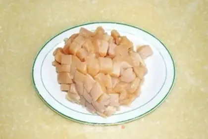 Make Five-coloured chicken step 2