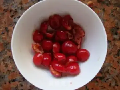 Make Cherry chocolate ice cream step 1