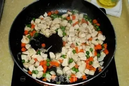Make Five-coloured chicken step 16