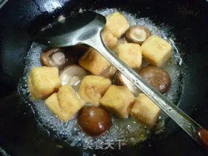 Make Tofu with mushrooms step 6