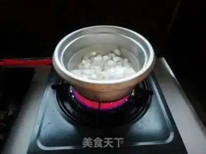 Make Roach and corn congee step 2