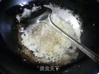 Make Garlic and snow step 1