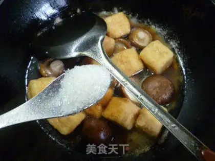 Make Tofu with mushrooms step 8