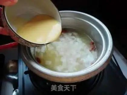 Make Roach and corn congee step 4
