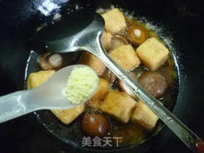 Make Tofu with mushrooms step 10