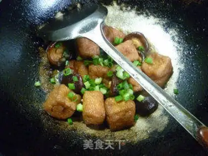 Make Tofu with mushrooms step 12