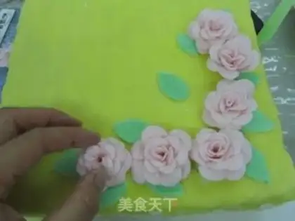 Make Rolling sugar cake step 50