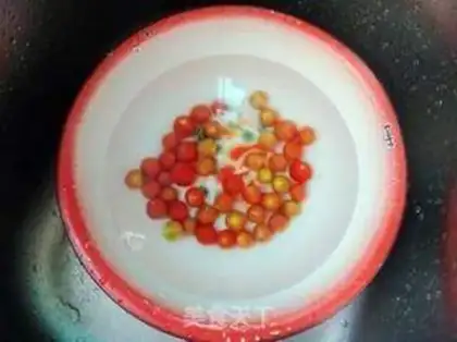 Make Wild tomato rice line step 1
