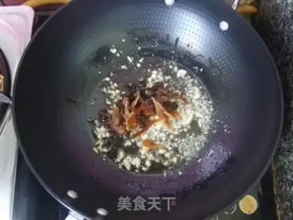 Make The beanfish fried the bitter melon step 5