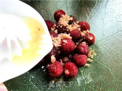 Make Ice cream and plum juice step 3