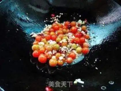 Make Wild tomato rice line step 4