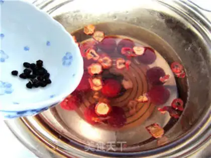 Make Ice cream and plum juice step 4