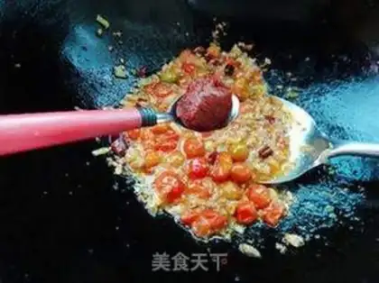 Make Wild tomato rice line step 5