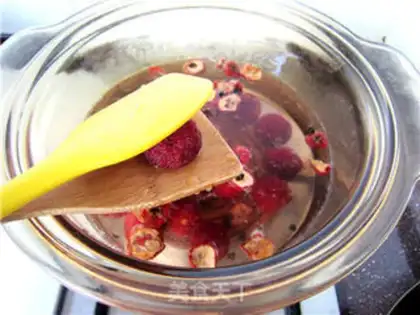 Make Ice cream and plum juice step 5