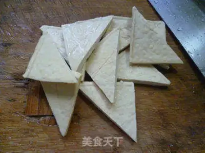 Make Coke tofu dry step 1