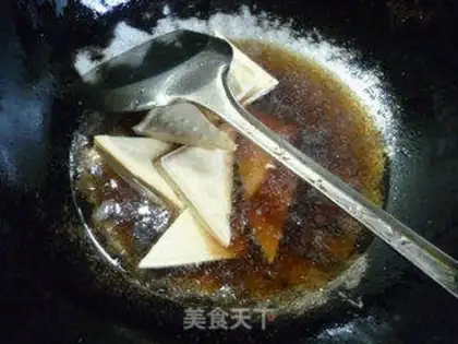 Make Coke tofu dry step 3