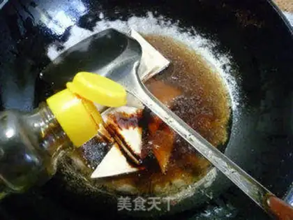 Make Coke tofu dry step 4