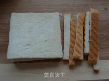 Make Egg ham sandwich step 1