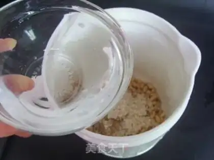 Make Peach oatmeal juice step 5