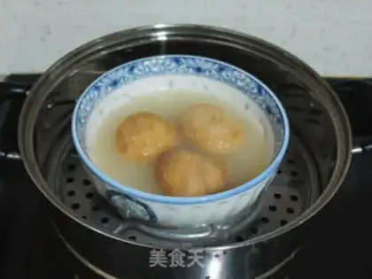 Make Monkey-head mushroom-leung bone soup step 5
