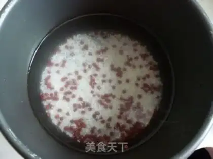Make Red bean rice congee step 3