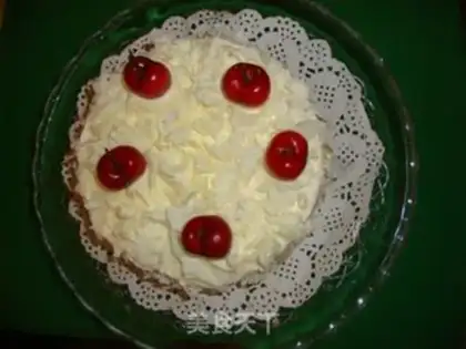 Make White forest cake step 11