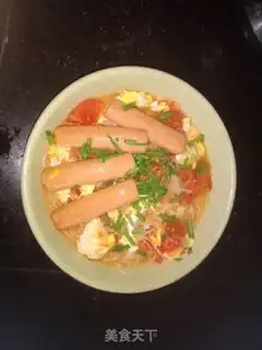 Make Tomato egg and rice powder step 9