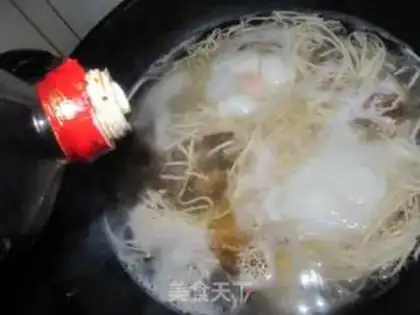 Make Sea cucumber noodles step 5