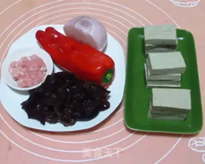 Make ♪ Wood and black tofu ♪ step 0