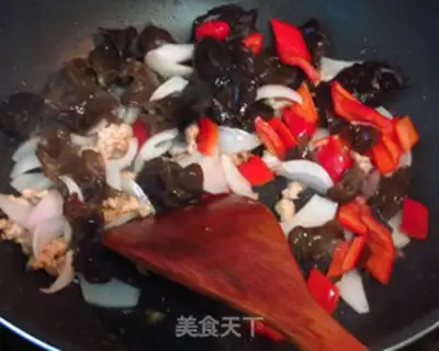 Make ♪ Wood and black tofu ♪ step 7