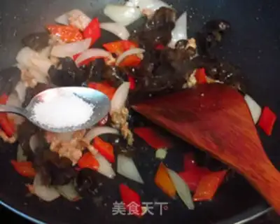 Make ♪ Wood and black tofu ♪ step 8