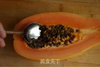 Make The papaya silver spoon step 5