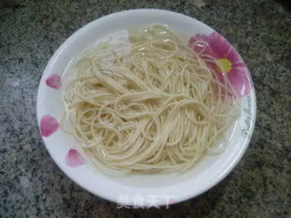 Make Carrot noodles step 5