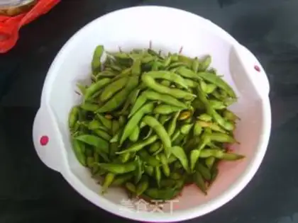Make Salt-water beans step 2