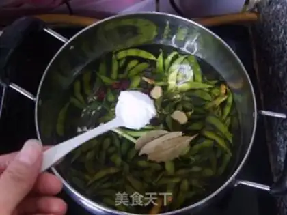 Make Salt-water beans step 6