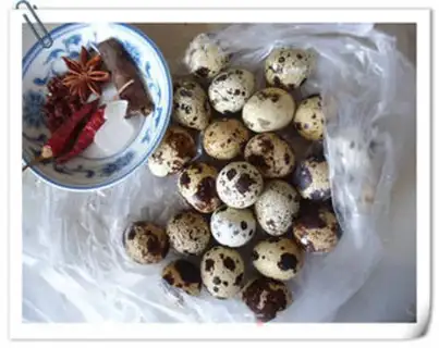 Make Five quail eggs step 0