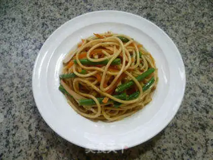 Make Carrot noodles step 13
