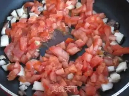 Make Tomato egg noodles step 8