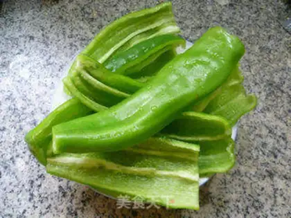 Make Sweet green pepper step 2