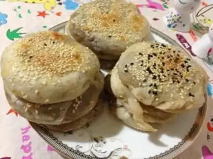 Make Sesame pancakes step 17