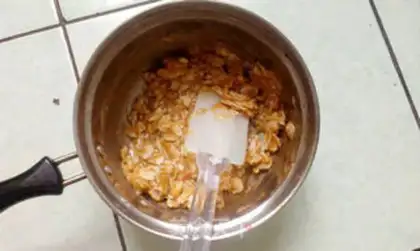 Make Caramel almonds step 7