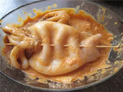 Make Han Feng fried squid step 3