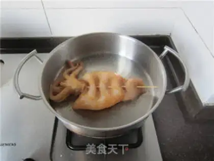 Make Han Feng fried squid step 4